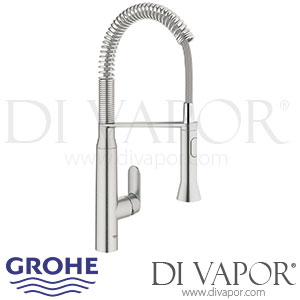 Grohe K7 Single-Lever Sink Mixer (1/2 Inch) - 2012 to 2016 - Spare Parts 31379DC0 GEN1